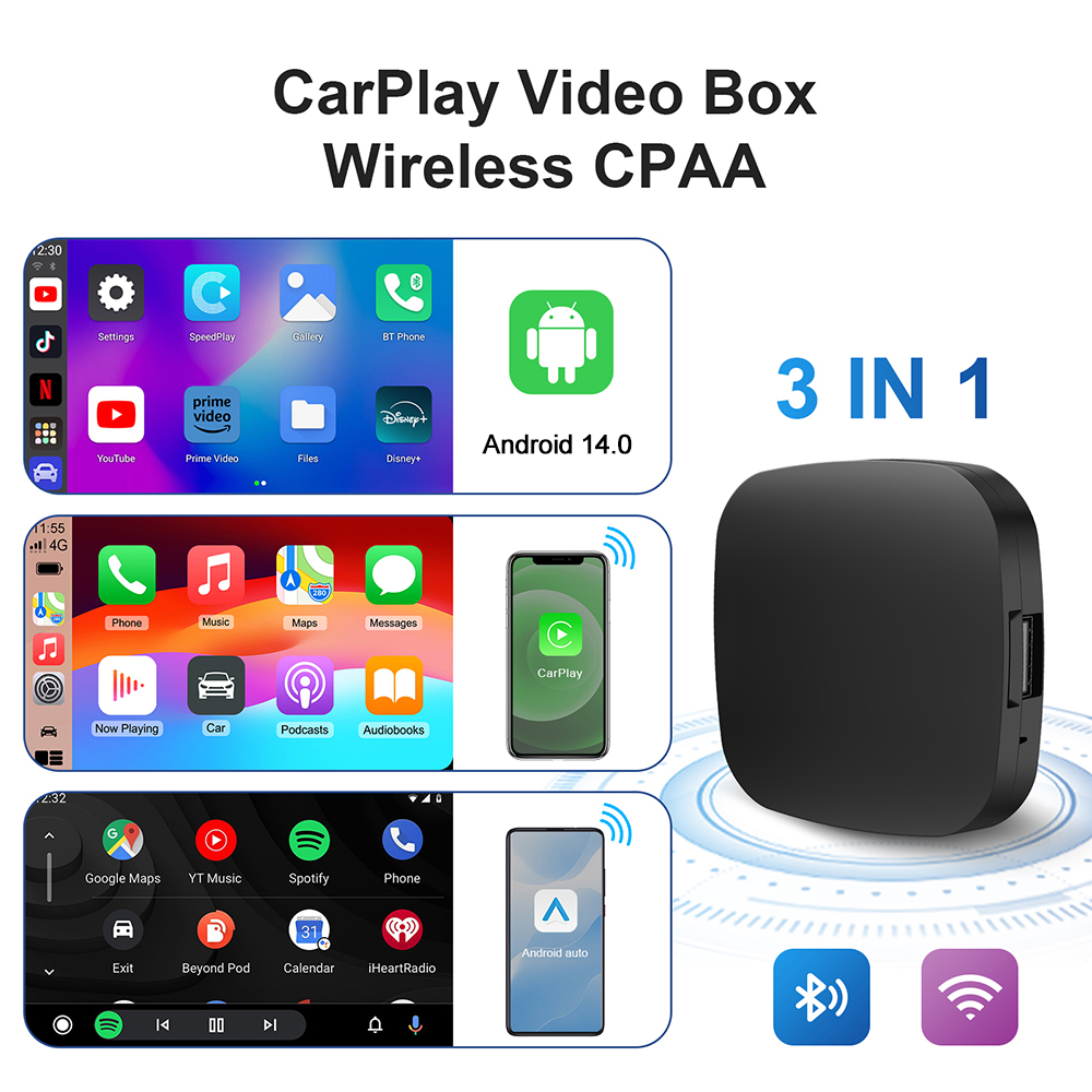 Travel Adapter Universal - 2026 Android13 CarPlay Ai Box Kowankit