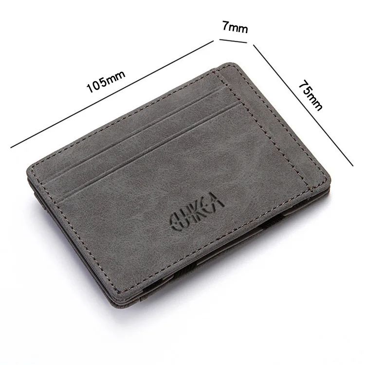 Travel Wallet Slim - Mini Men Card Holder Wallets Zipper
