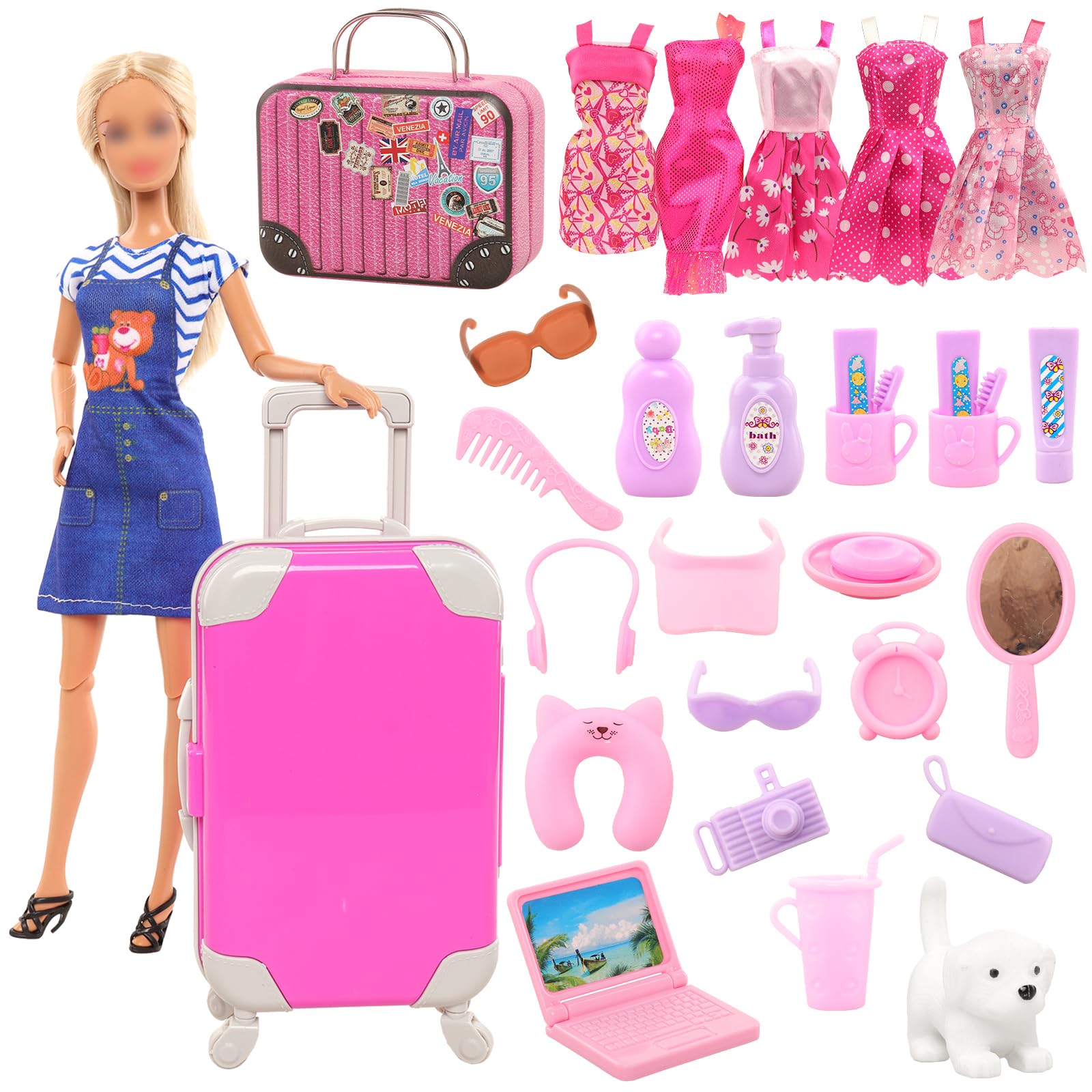 Travel Accessories Kids - BARWA 30 Pcs 11.5 lnch Travel