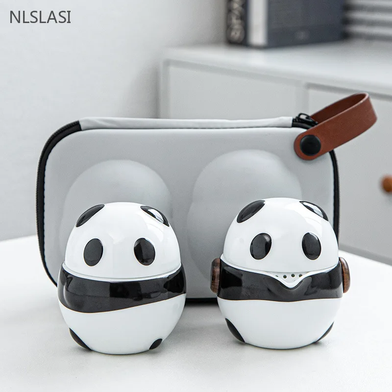 Travel Accessories High End - High-end Panda Travel Tea Set Portable