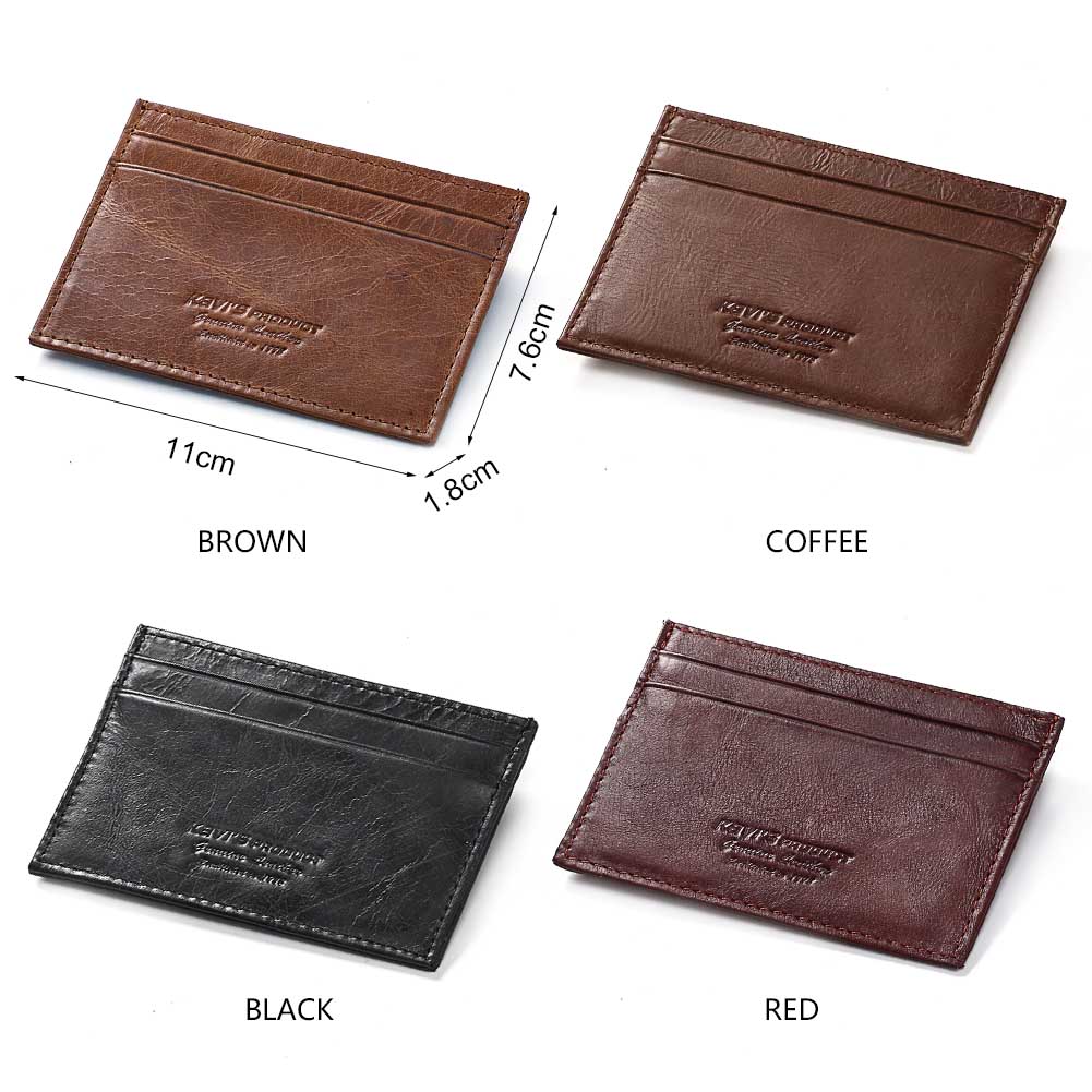 New Slim 100% Cowhide Leather  - Travel Wallet Slim review and price
