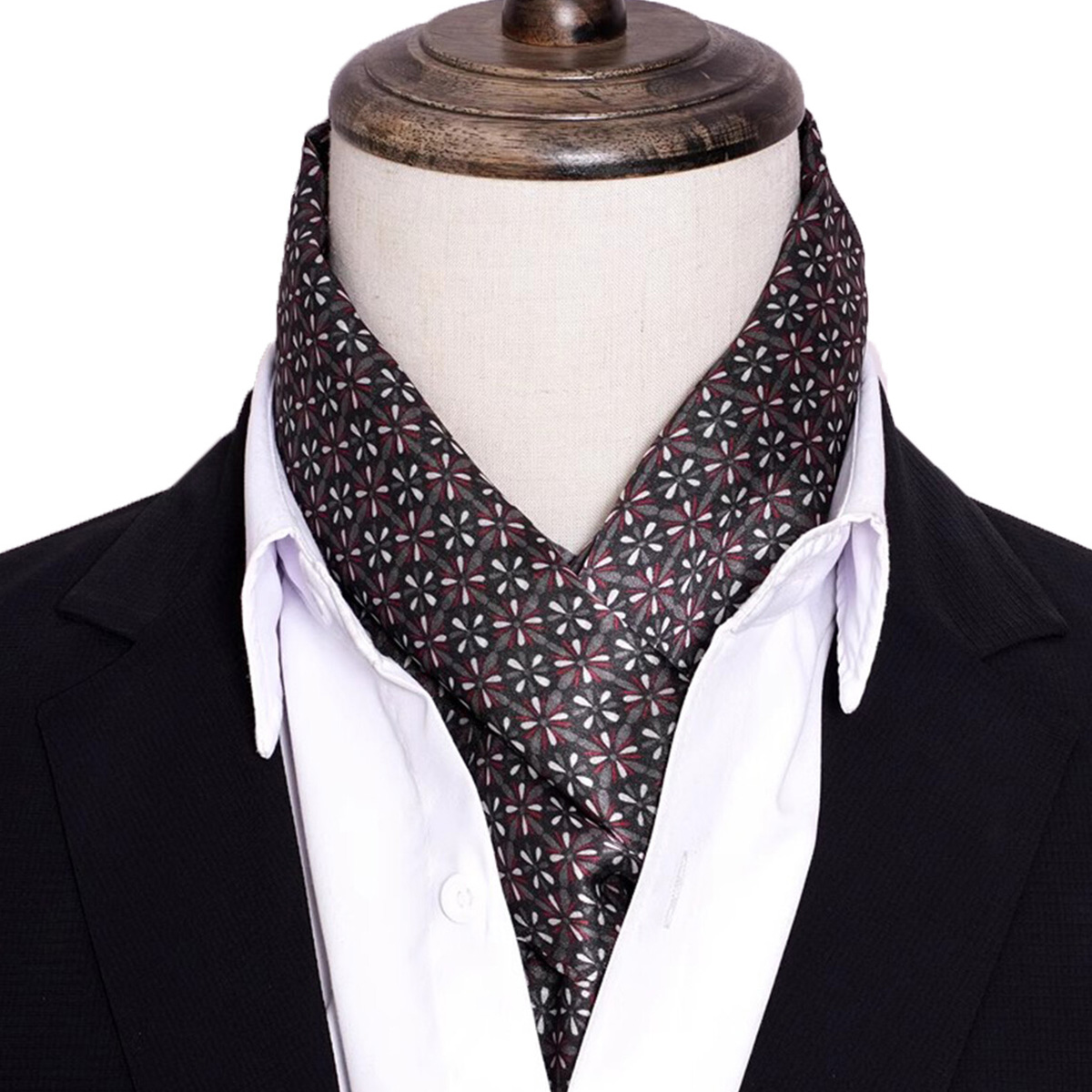 New Men's Stripe Silk Scarf Ho - Travel Accessories Men review and price