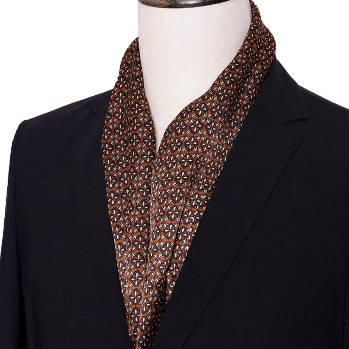 New Men's Stripe Silk Scarf Ho - Travel Accessories Men review and price