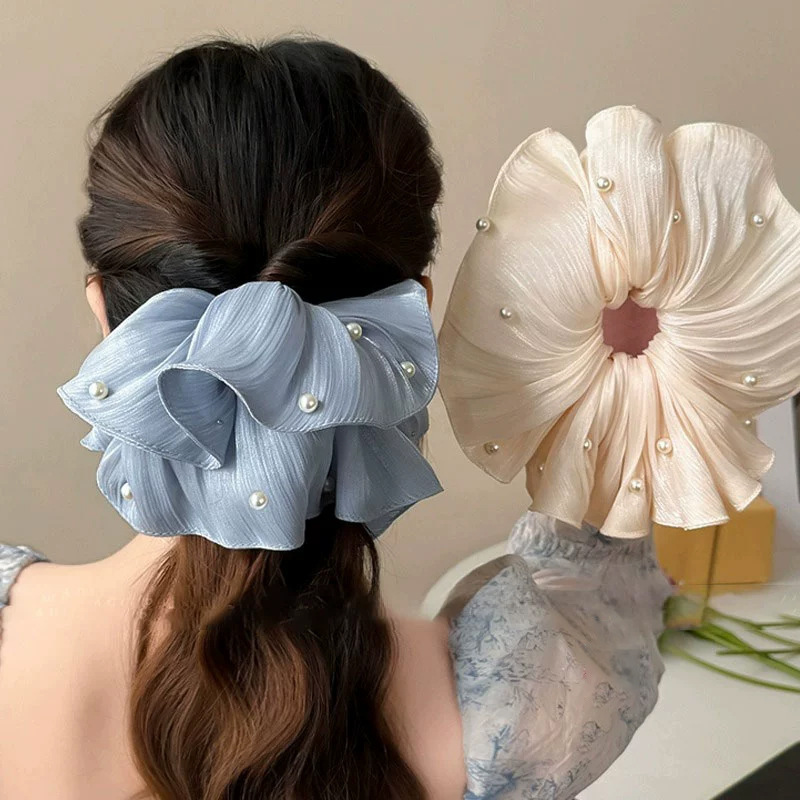 Pearl Mesh Headband with Pleat - Travel Accessories High End review and price