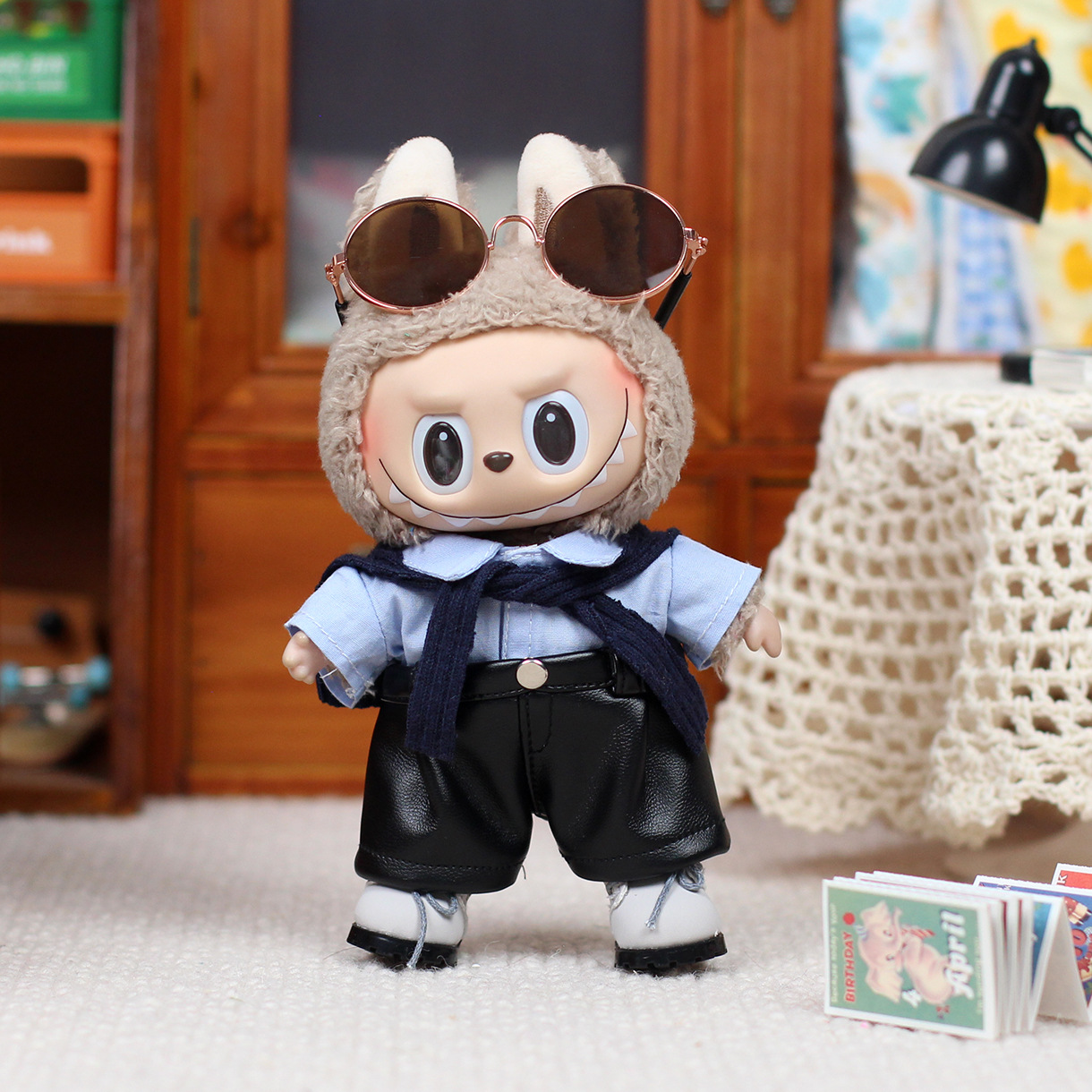 For Labubu V2 V1 Plush Idol Cl - Travel Accessories Kids review and price