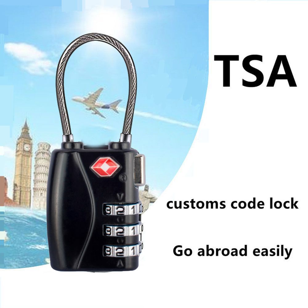Waterproof Cable Luggage Lock  - Cable Lock Combination review and price