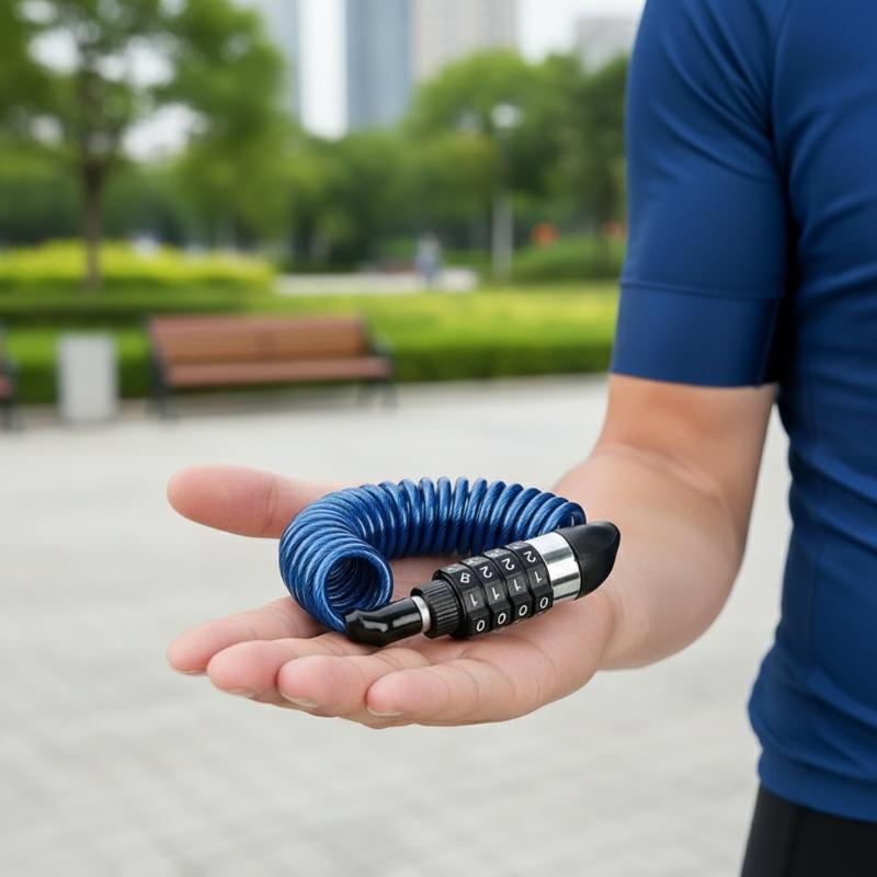 New Motorcycle Bicycle Anti-Th - Cable Lock Combination review and price