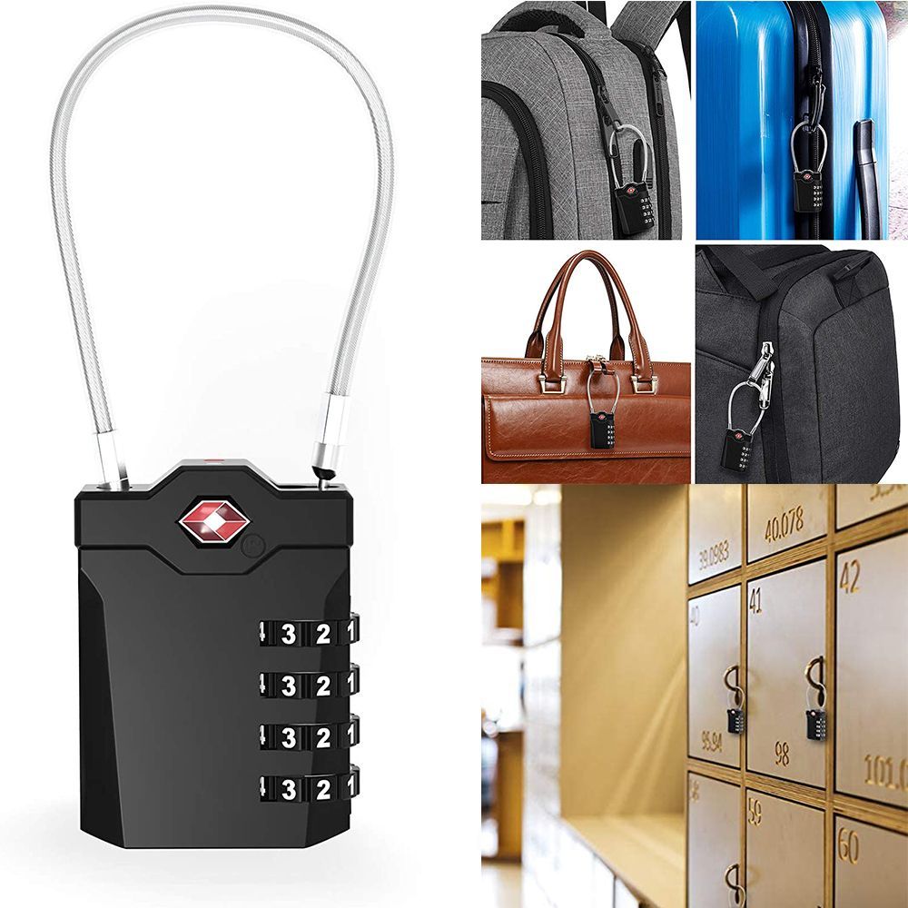High Security Cable Luggage Lo - Cable Lock Combination review and price