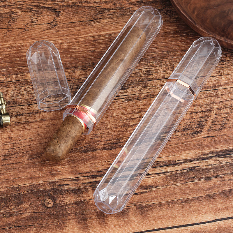 Acrylic Travel Cigar Tube Fash - Travel Accessories Box review and price