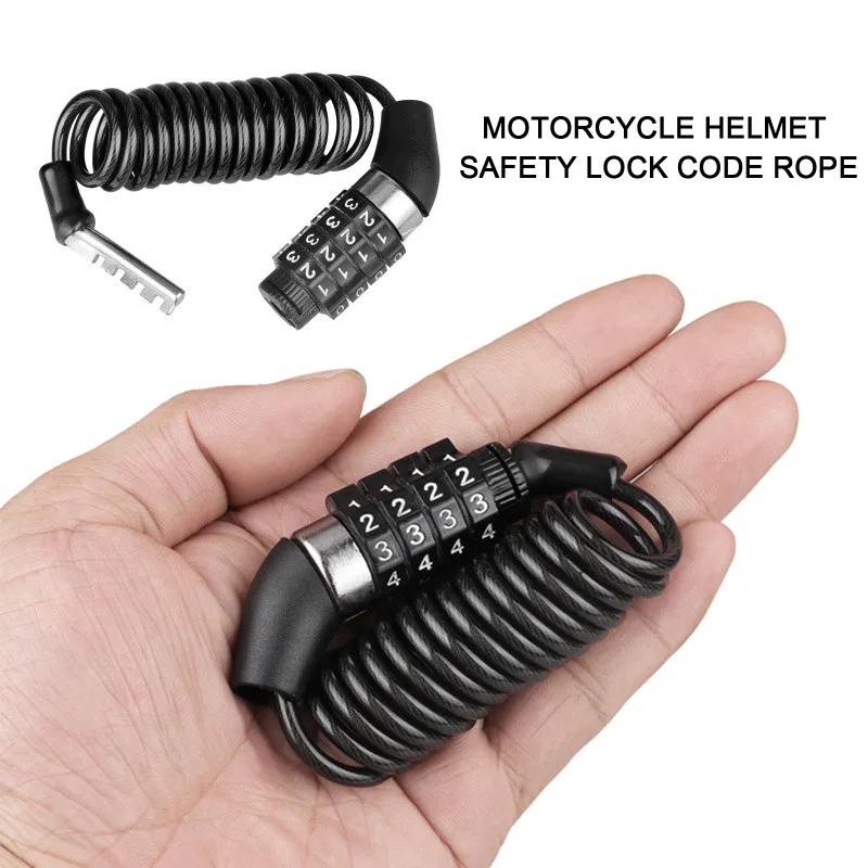 Motorcycle Bicycle Anti-Theft  - Cable Lock Combination review and price