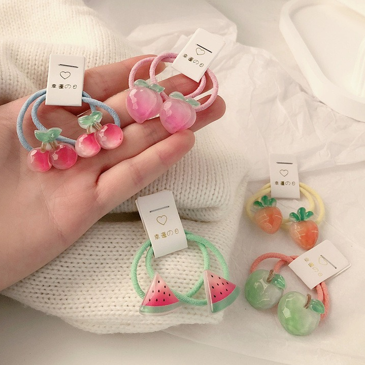 Kids Carrot Hair Ties 5 Pair N - Travel Accessories Kids review and price