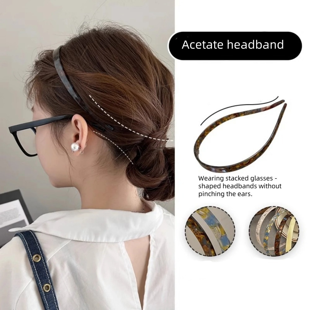New Summer Acetate Headband –  - Travel Accessories High End review and price