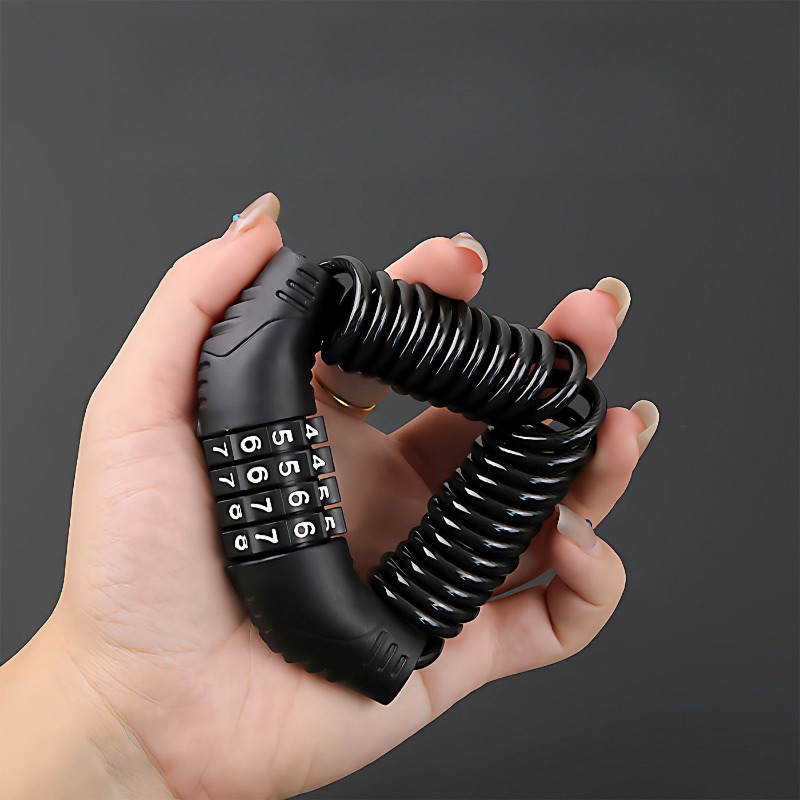 Shaped Retractable Steel Cable - Cable Lock Combination review and price