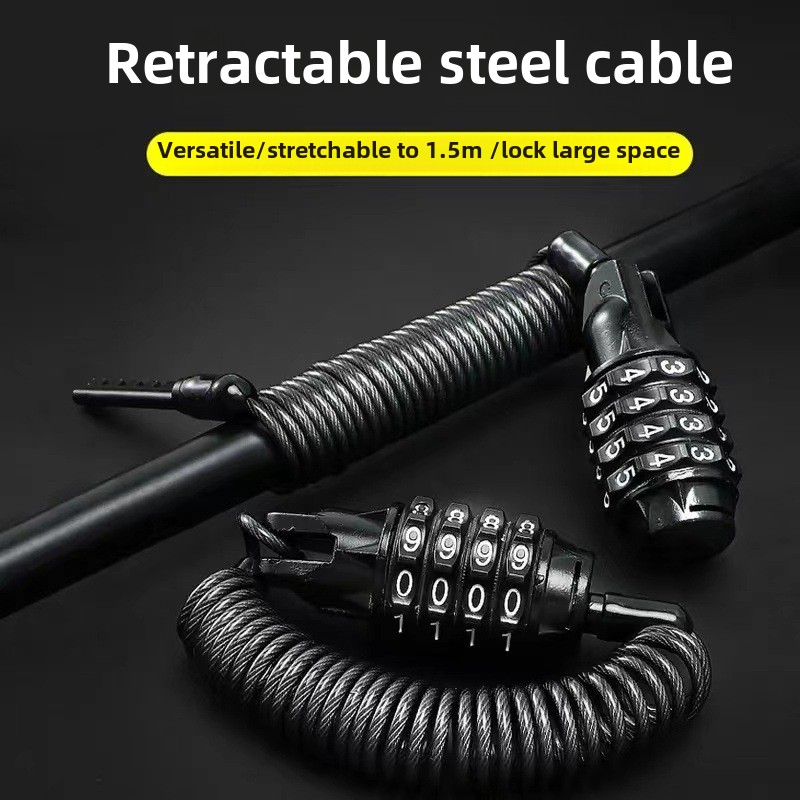 For Motorcycle Bicycle Anti-Th - Cable Lock Combination review and price
