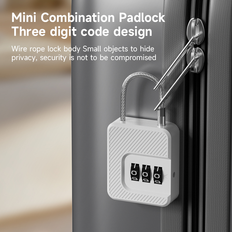 Mini 3 Digit Steel Cable Combi - Cable Lock Combination review and price
