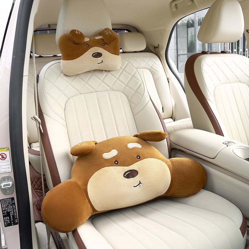 Cartoon Panda Car Seat Headres - Travel Accessories Kids review and price