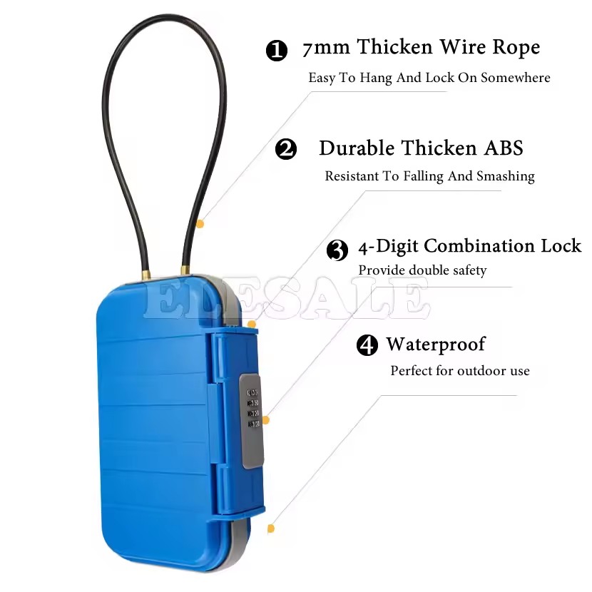 Creative Portable 4-digit Comb - Cable Lock Combination review and price