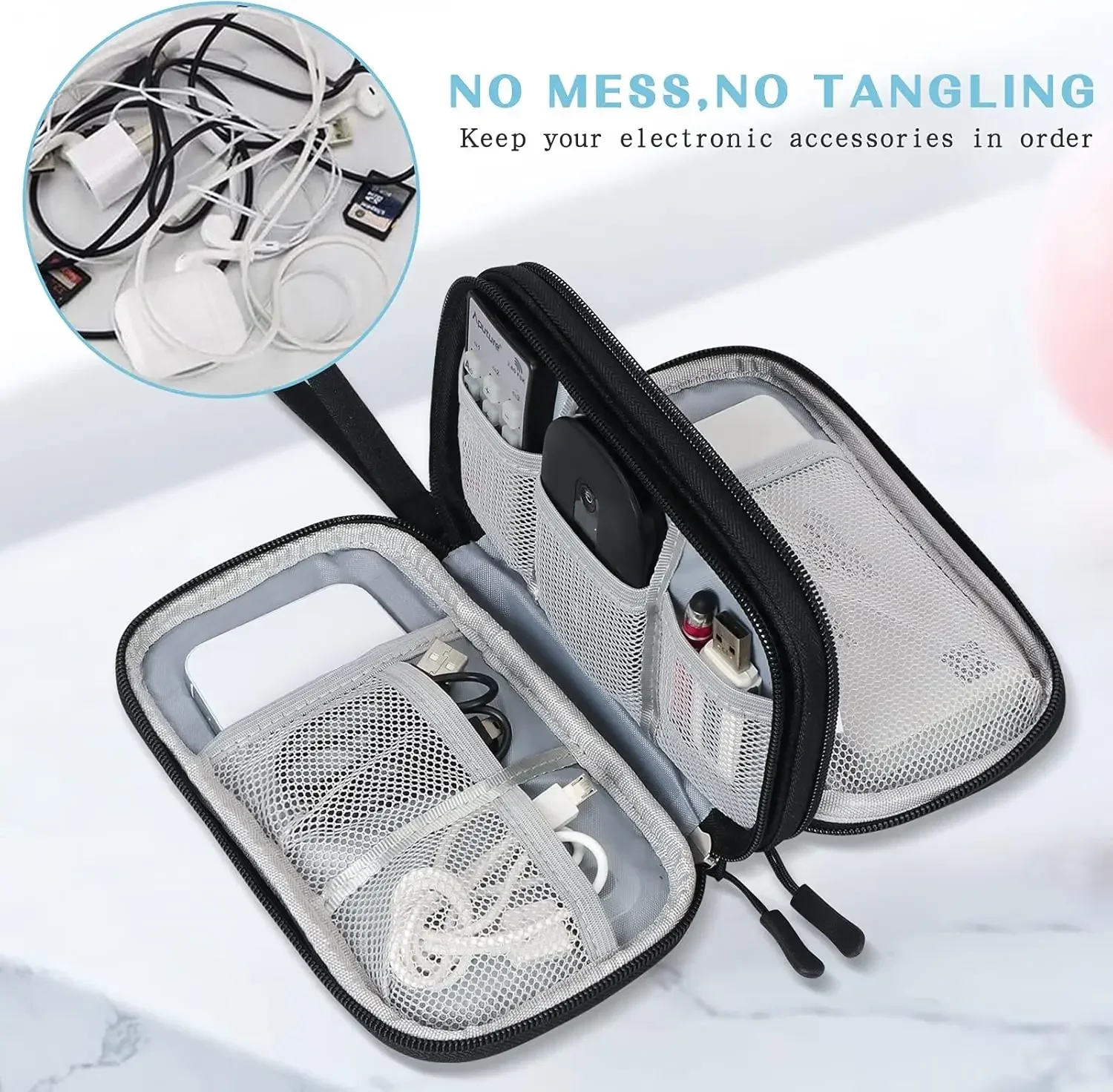 Travel Cable Bag Portable Digi - Travel Accessories Box review and price