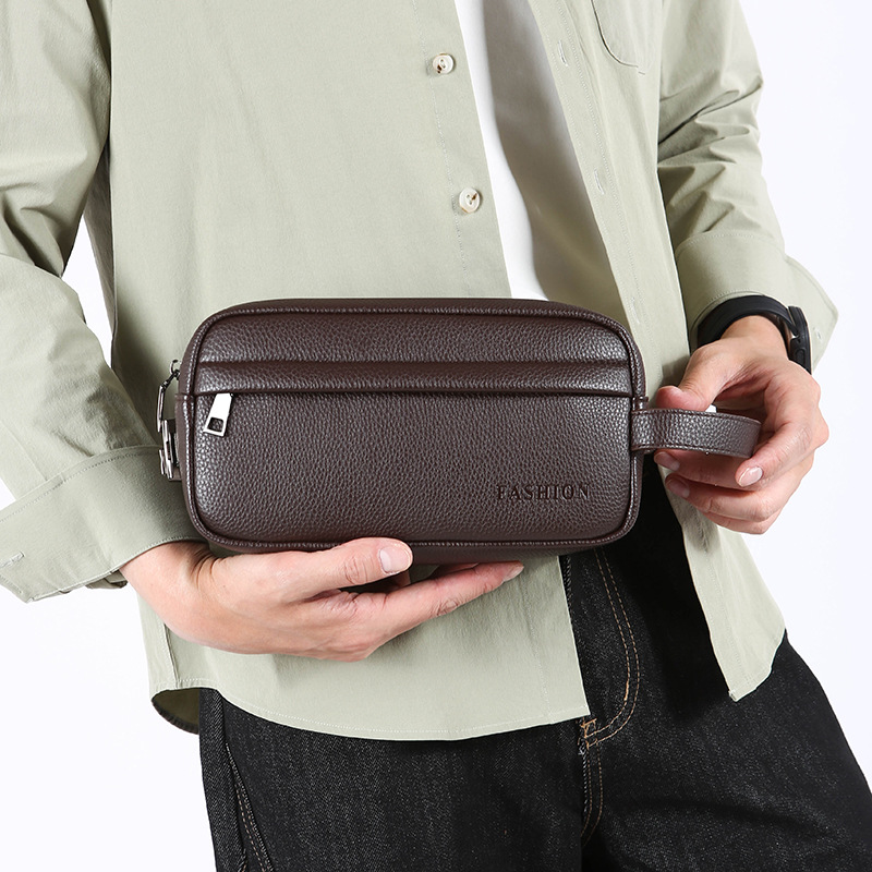 Vintage Men Hand Clutch Bag La - Travel Accessories Box review and price