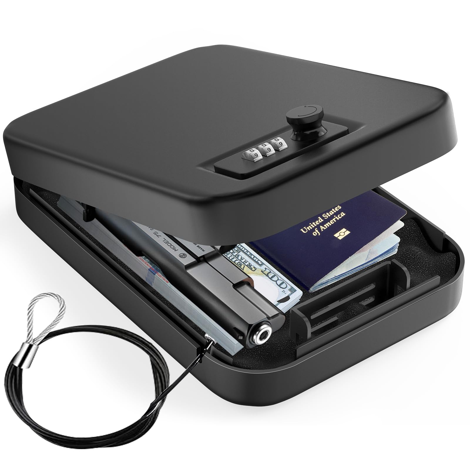 Security Safe Box Personal Saf - Cable Lock Combination review and price
