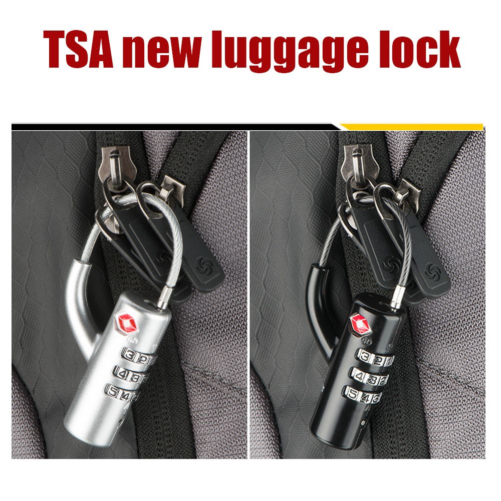 High Security Cable Luggage Lo - Cable Lock Combination review and price