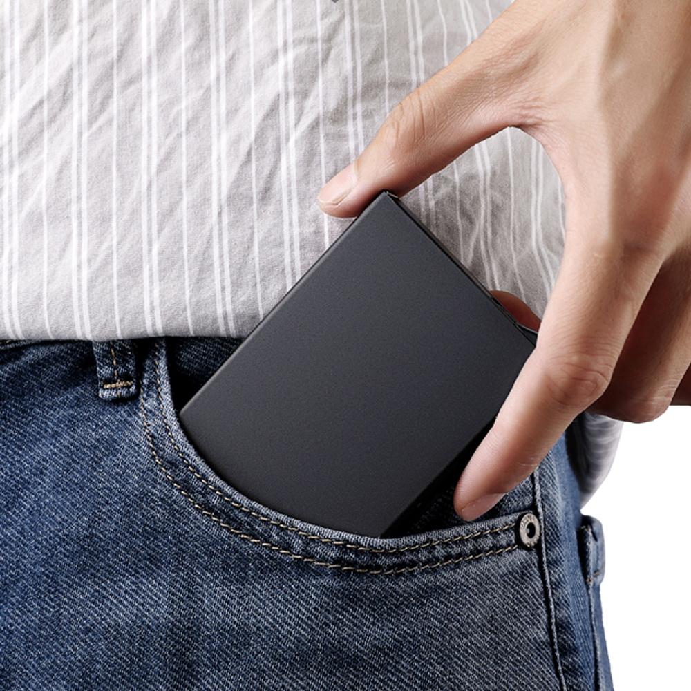 Aluminium Anti Rfid Card Holde - Travel Wallet Slim review and price