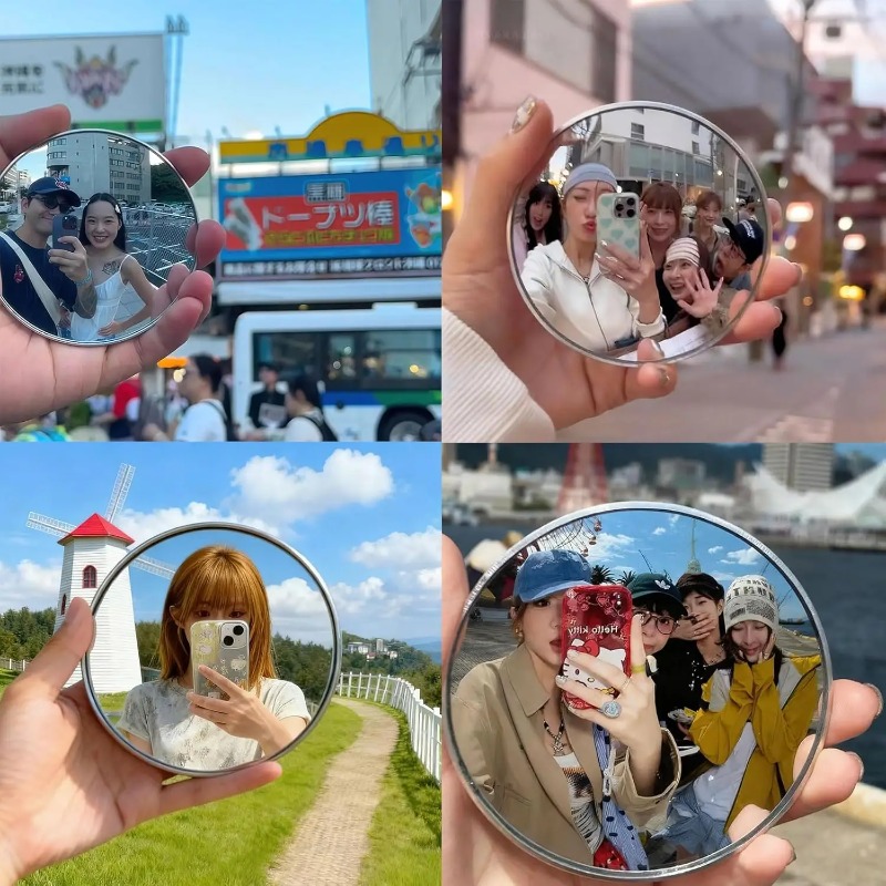 Portable Round Convex Mirror H - Travel Accessories Gadget review and price