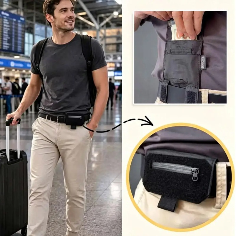 Portable Waist Belt Wallet,Men - Travel Wallet Slim review and price
